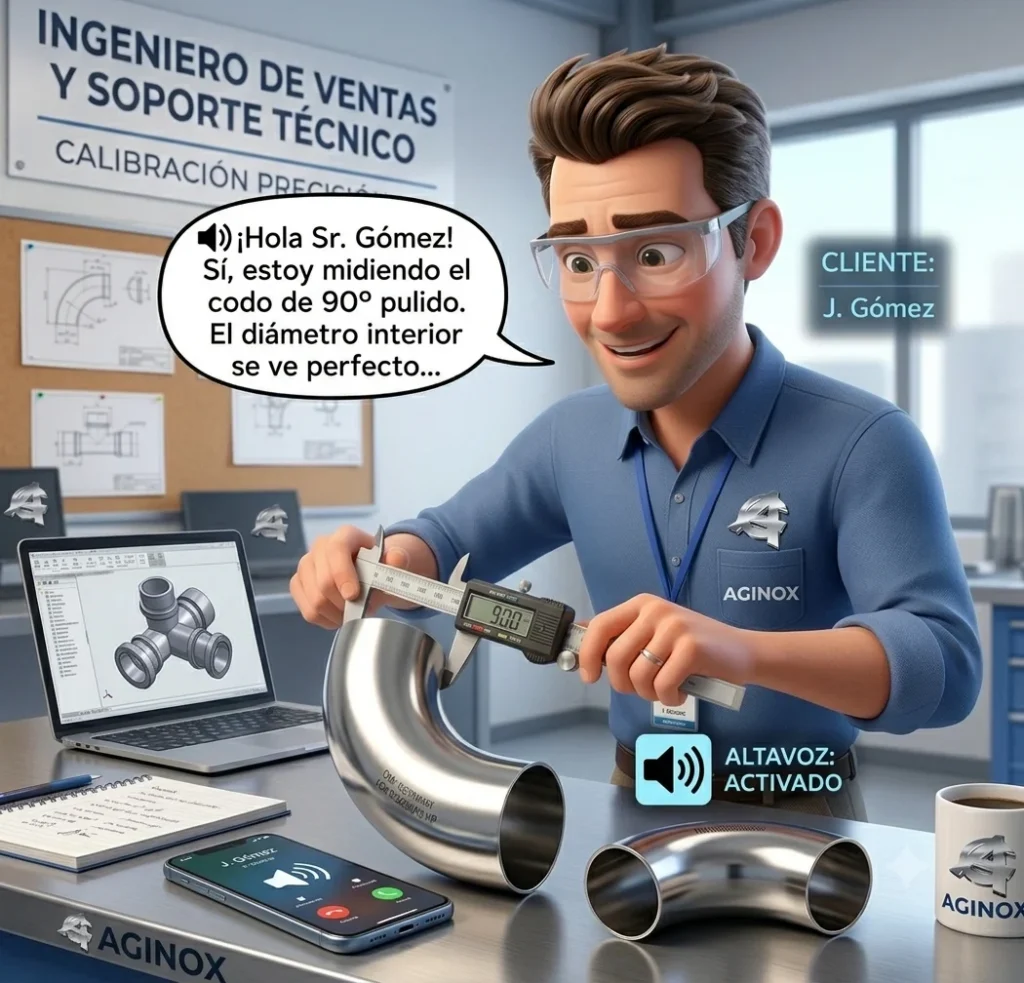Ingeniero de ventas y soporte técnico de Aginox