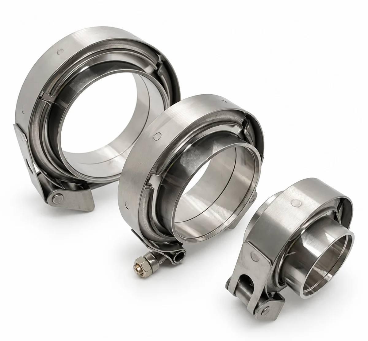 Abrazaderas V-band de acero inoxidable